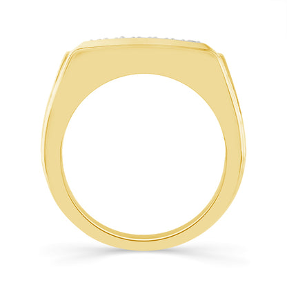 Diamond Mens Ring 0.5 ct tw 10k Yellow Gold