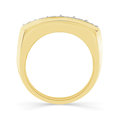 Diamond Mens Ring 0.25 ct tw 10k Yellow Gold
