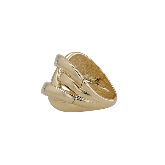 14K Yellow Gold Ladies Fashion Ring Size 7.5 3.6Dwt