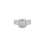 0.50Ct 14 White Gold Diamond Engagement Ring Size 7 2.3Dwt