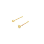 14K Yellow Gold  Stud Nose Ring