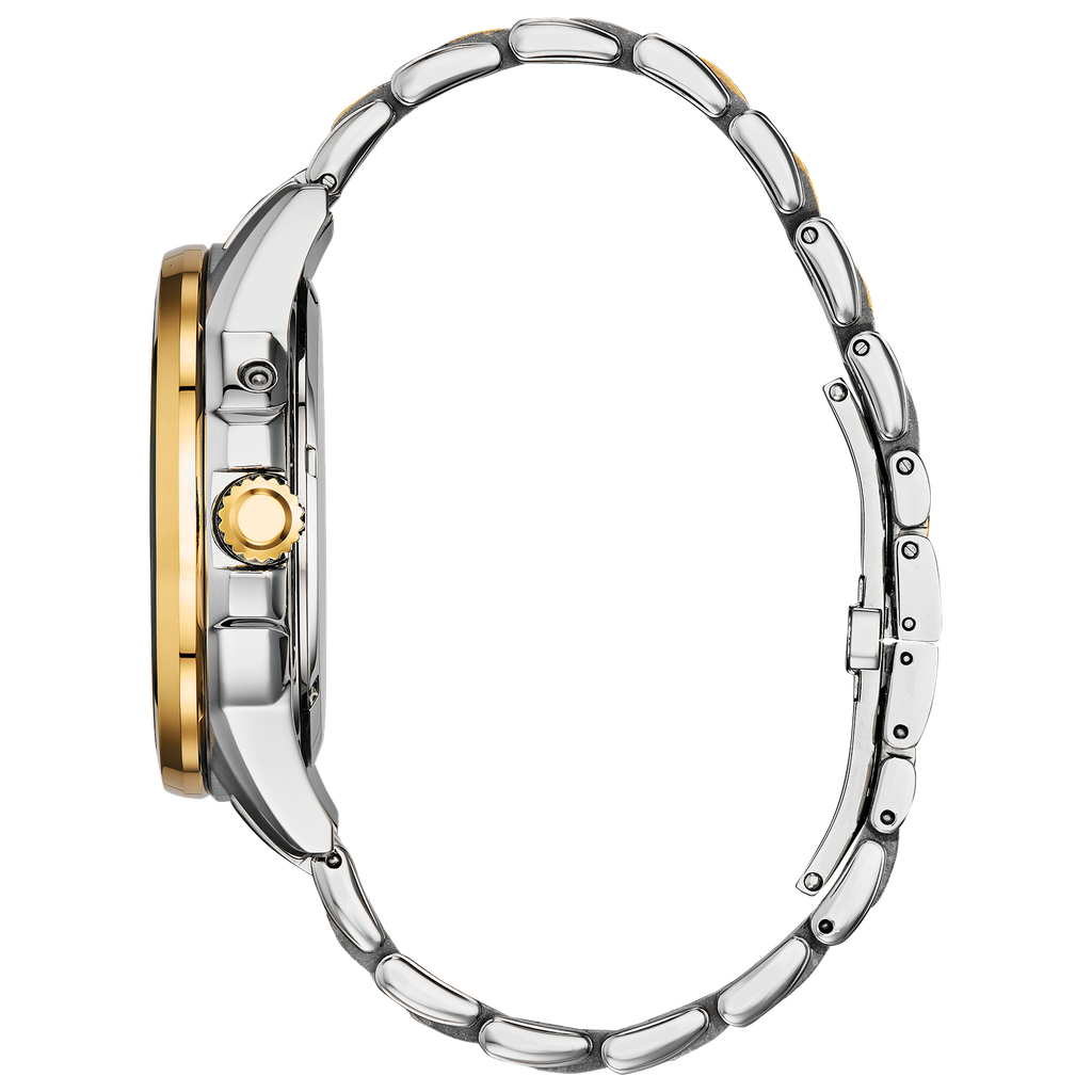 Citizen Calendrier Mens Watch (Bu0054-52L) Two Tone Blue Dial