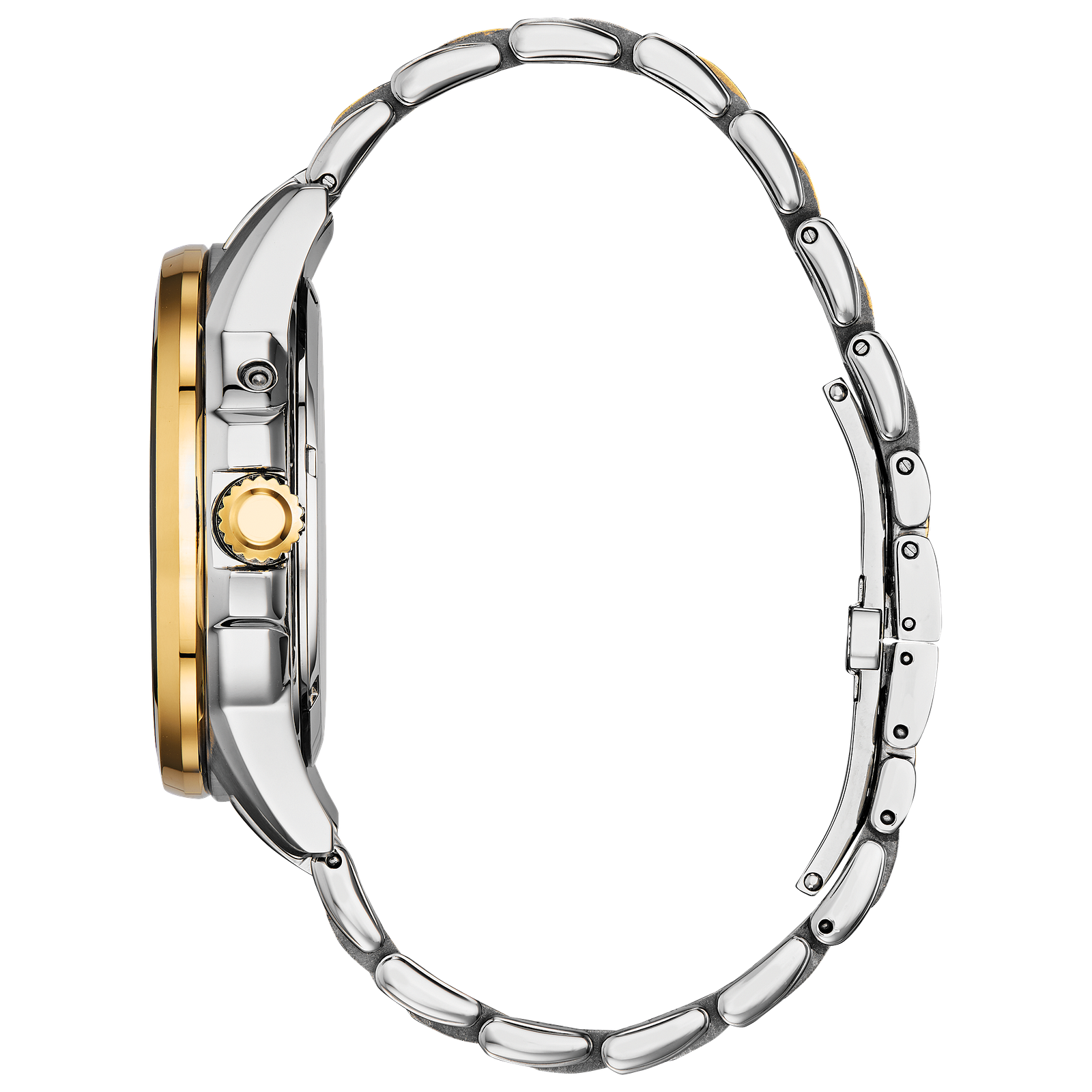 Citizen Calendrier Mens Watch (Bu0054-52L) Two Tone Blue Dial