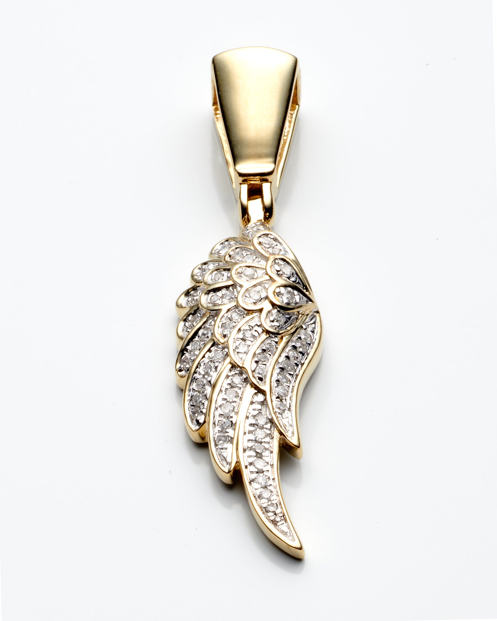 KC Designs Diamond Wing Pendant Necklace in 14K White Gold, .07 ct. t.w. |  Bloomingdale's
