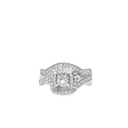 0.65Ctw 14K Yellow Gold Diamond Bridal Set Size 7 4.1Dwt