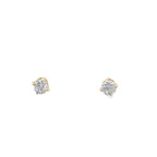 0.50Ct 14K Yellow Gold  Diamond Solitaire Stud Earrings

F