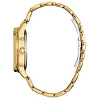 Citizen Calendrier Eco Drive Ladies Watch (Fd0002-57D) Gold Tone Mother Of Pearl Dial