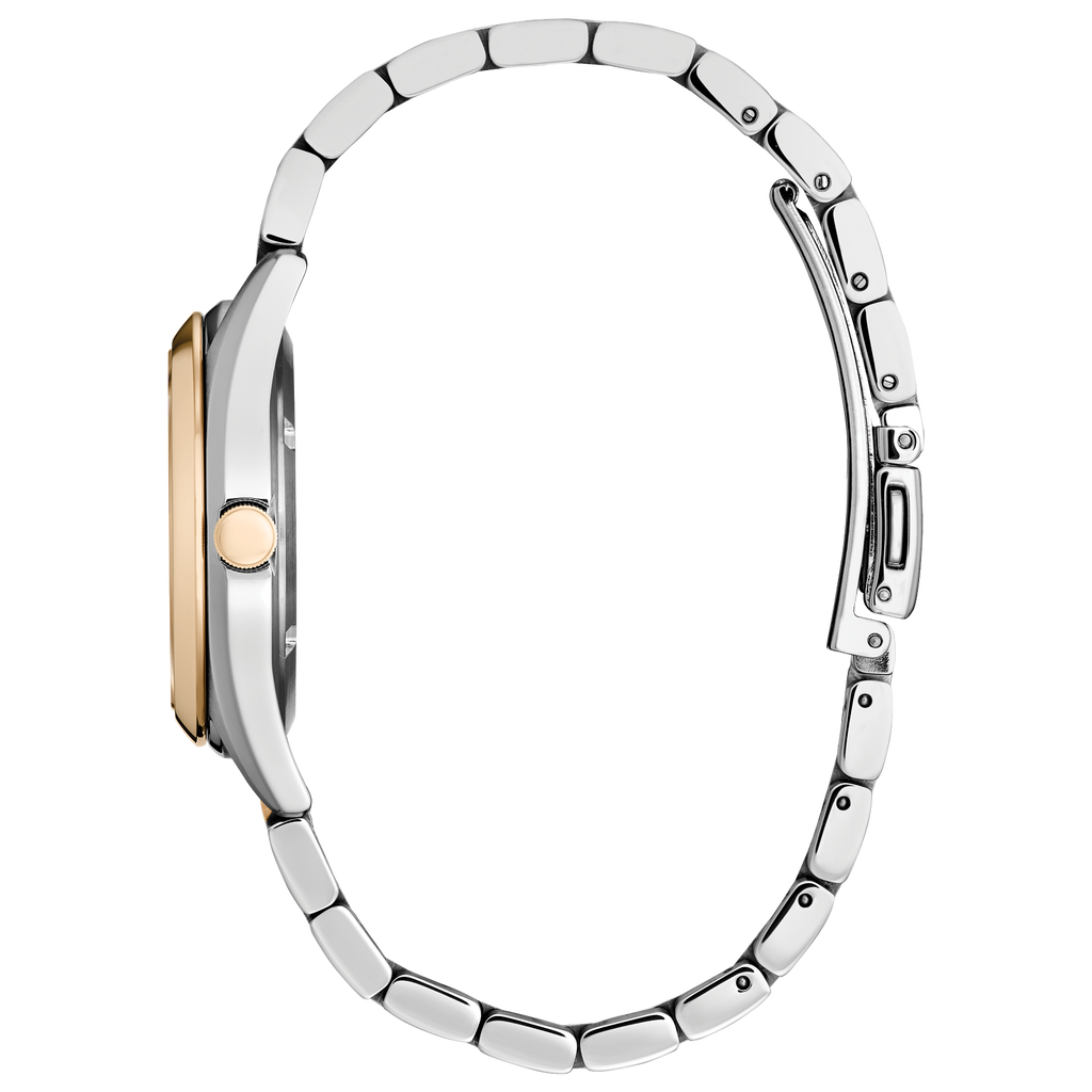 Citizen Sport Luxury Eco Drive Ladies Watch (Ew2706-58X) Gold Tone Pink Dial