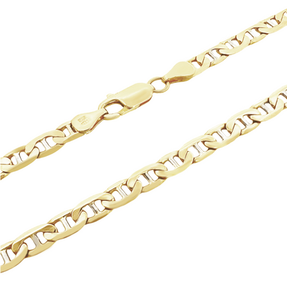 14K Yellow Gold Anchor Link Chain 5Mm 20In 16.0Dwt