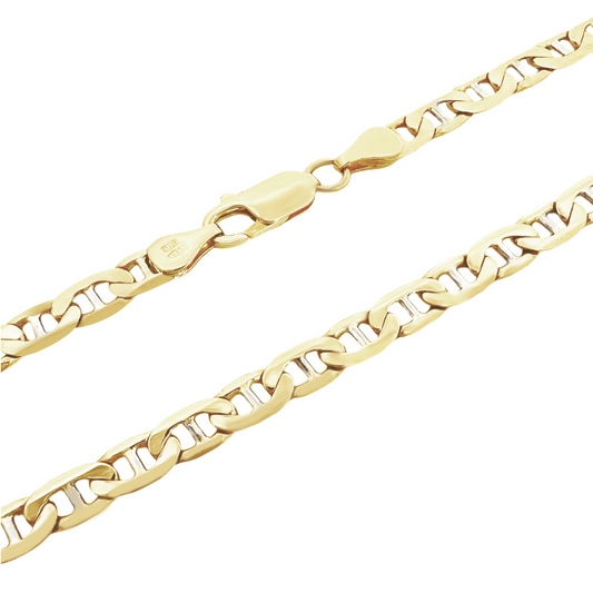 14K Yellow Gold Anchor Link Chain 5Mm 20In 16.0Dwt
