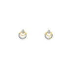 0.13Ct 14K Yellow Gold Diamond Stud Earrings