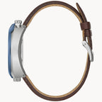 Bulova Mens Limited Edition Parking Meter (98B390) Chronograph Watch Brown Leather Straps