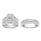 14K 0.68CT Diamond TRIO SET