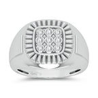 10K 0.20ct Diamond Mens Ring