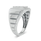 10K 0.20ct Diamond Mens Ring