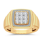 10K 0.20ct Diamond Mens Ring