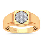 10K 0.13ct Diamond Mens Ring