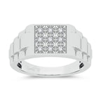 10K 0.16ct Diamond Mens Ring
