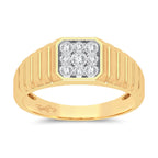 10K 0.15ct Diamond Mens Ring