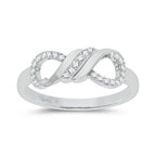 10K 0.13ct Diamond Ring
