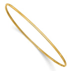 14k 1.5mm Polished Slip-on Bangle Bracelet