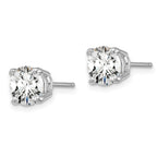 14K White Gold Lab Grown Diamond 1 1/2ctw SI1/SI2, G H I, 4 Prong Earrings