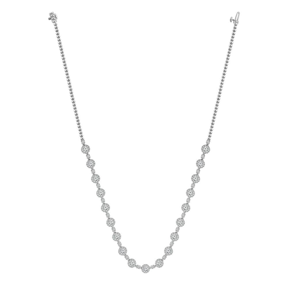 Diamond Fashion Necklaces 13 Ct tw  14k White Gold