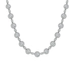 Diamond Fashion Necklaces 13 Ct tw  14k White Gold