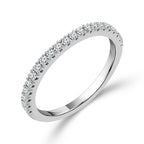 Diamond Bridal Set 2 Ct Center OV 14k White Gold