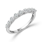 Diamond Bridal Set 1 1/2 Ct Center RD 14k White Gold