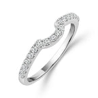 Diamond Bridal Set 1 Ct Center OV 14k White Gold
