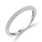 Diamond Bridal Set 1 1/2 Ct Center RD 14k White Gold