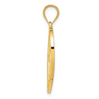 14k Mother and Child in Heart Pendant