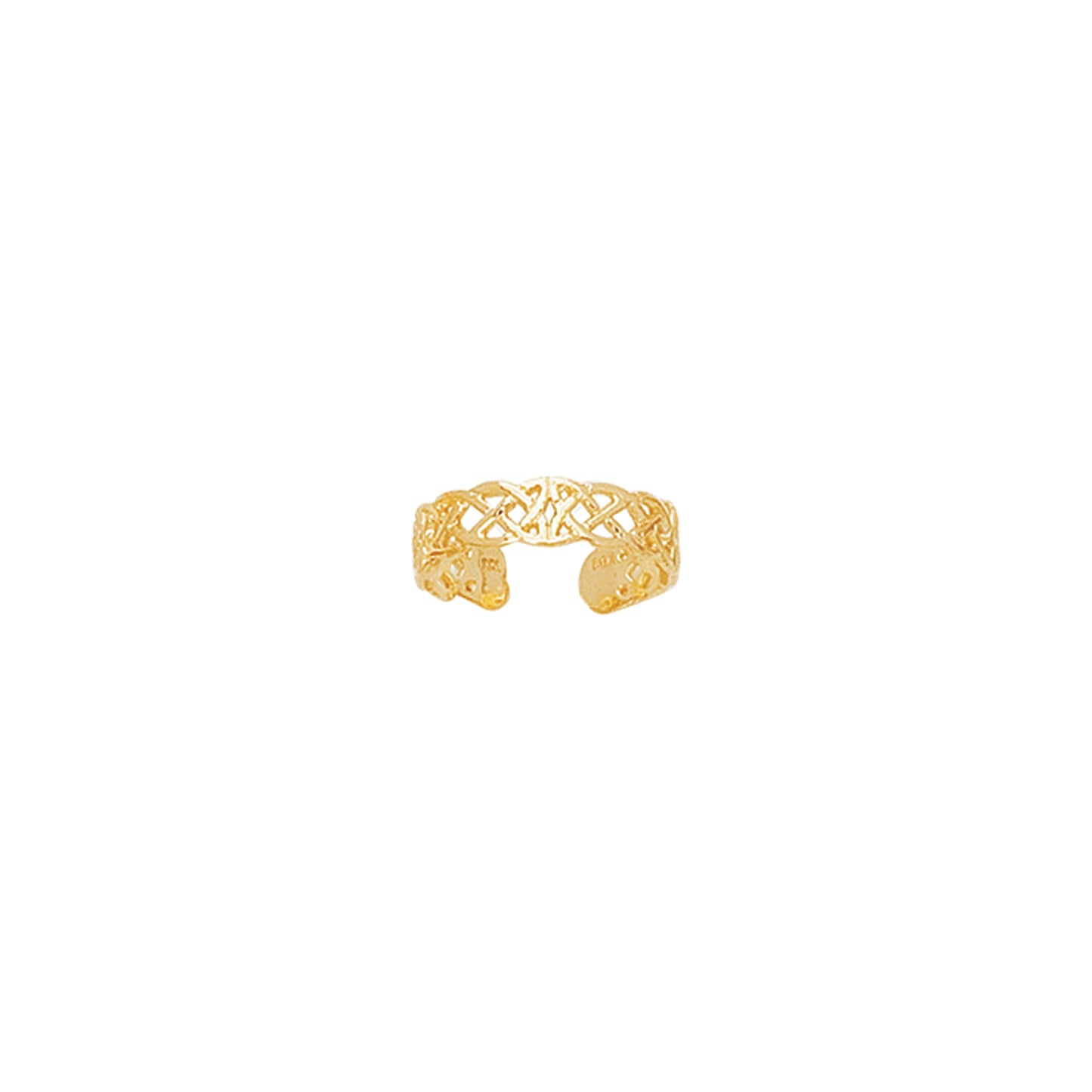 14K Gold Celtic Toe Ring