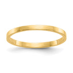 14K High Polished Band Childs Ring