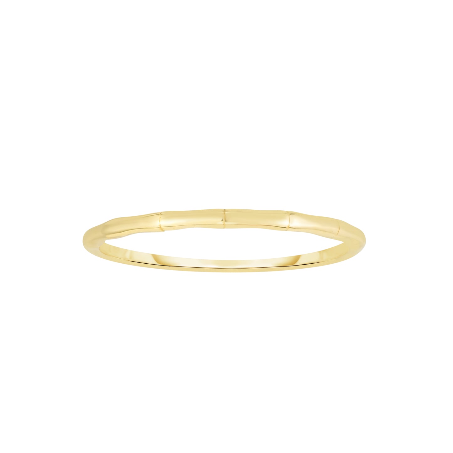 14K Gold Bamboo Ring