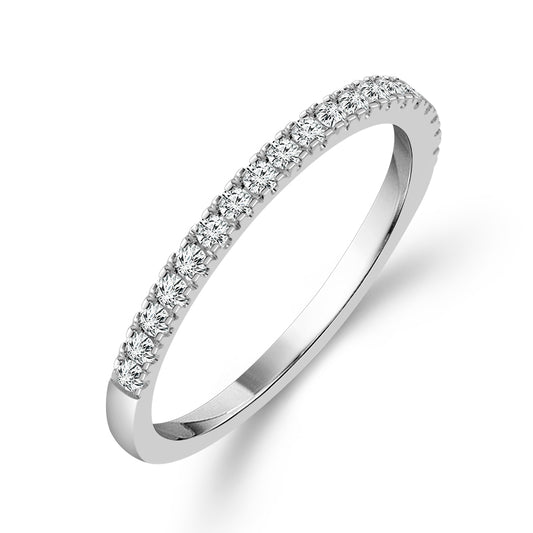 Diamond Engagement Ring 0.25 Ct tw 14k White Gold