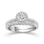 Diamond Bridal Set 0.5 Ct tw  10k White Gold