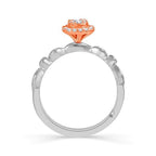 Diamond Bridal Set 0.33 ct tw 10k White Gold 10k Rose Gold