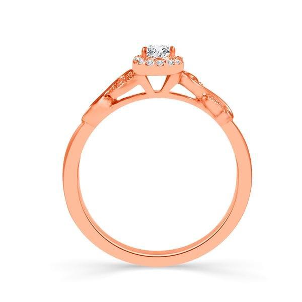 Diamond Bridal Set 0.25 Ct tw  10k White Gold