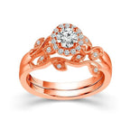 Diamond Bridal Set 0.25 Ct tw  10k White Gold