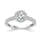 Diamond Engagement Ring 0.5 Ct tw  14k White Gold
