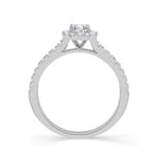Diamond Engagement Ring 0.5 ct tw 14k White Gold