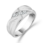 Diamond Mens Rings 0.5 ct tw 10k White Gold