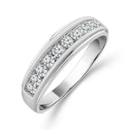 Diamond Mens Rings 0.5 ct tw 10k White Gold
