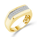 Diamond Mens Rings 0.5 ct tw 10k White Gold