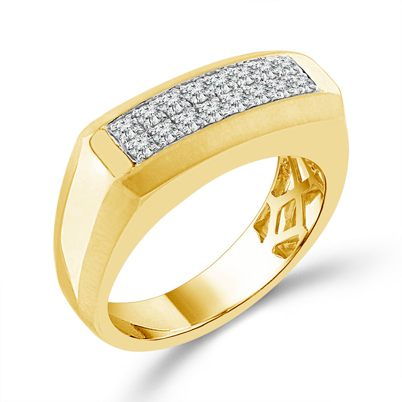 Diamond Mens Rings 0.5 ct tw 10k White Gold