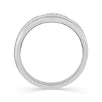 Diamond Mens Rings 0.1 ct tw 10k White Gold