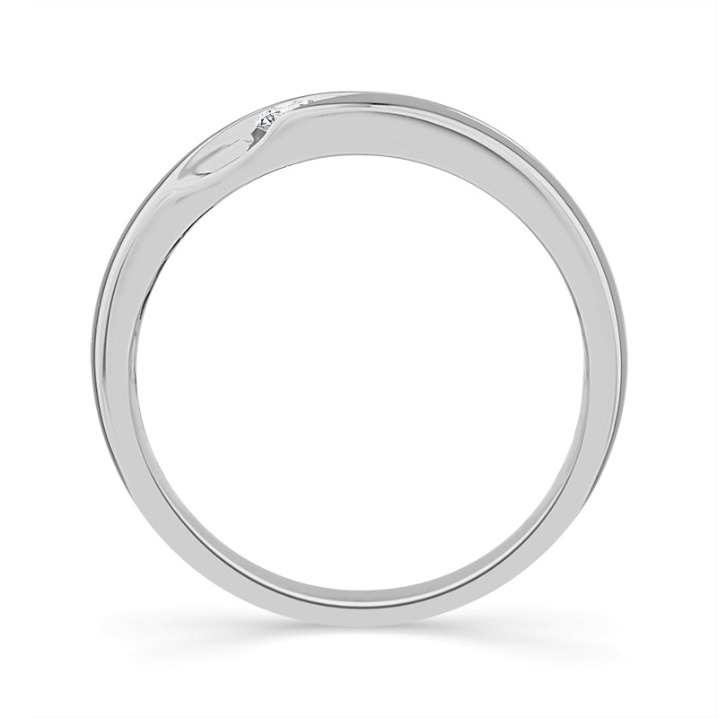 Diamond Mens Rings 0.5 ct tw 10k White Gold