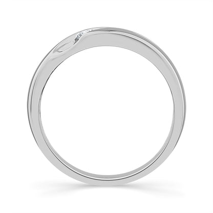 Diamond Mens Rings 0.5 ct tw 10k White Gold